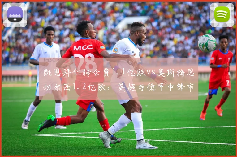 凯恩拜仁转会费1.1亿欧vs奥斯梅恩切尔西1.2亿欧,英超与德甲中锋市场溢价之争